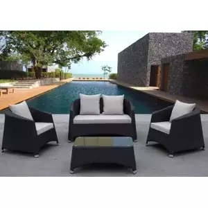 Dimenza Dimenza zahradní sedací souprava EDINBURGH XL - hnědá