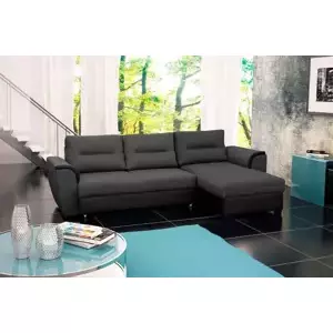 Falco Sedací souprava Tommy černá - PRAVÁ