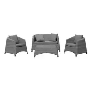 Dimenza Sedací zahradní souprava EDINBURGH - šedá