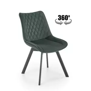 Halmar Otočná jídelní židle K520 - zelená