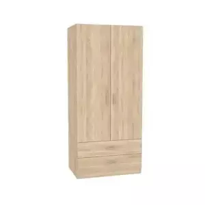 Tempo Kondela Skříň INVITA dvoudveřová se zásuvkami - dub sonoma
