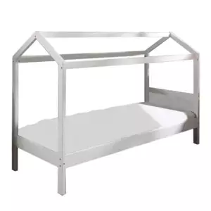 Tempo Kondela Montessori postel IMPRES - bílá/borovicové dřevo