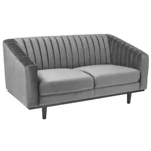 Casarredo Čalouněné dvojkřeslo ASPREY VELVET 2 šedá