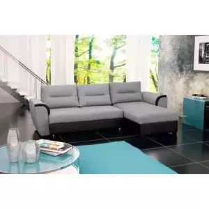 Falco Sedací souprava Tommy šedá/černá - PRAVÁ