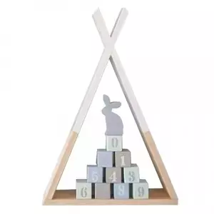 Tempo Kondela Dětská polička JOLI, bílá/přírodní