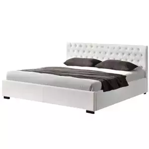 Tempo Kondela Postel s úložným prostorem DORLEN NEW, 163x200 cm - bílá