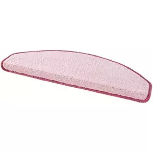 Hanse Home Sada 15 ks nášlapů na schody: Fancy 103010 růžová 23x65 půlkruh (rozměr včetně ohybu), sada 15 ks