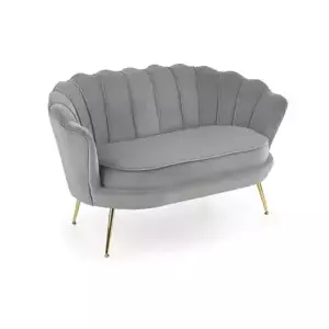 Halmar Dvojsedák AMORINITO XL - šedá/zlatá