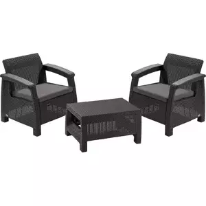 Keter Zahradní set CORFU WEEKEND - antracit