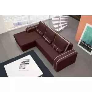 Falco Sedací souprava Perry tm.hnědá/sv.hnědá - LEVÁ