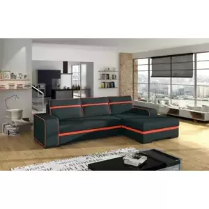 Falco Sedací souprava Funny P černá/oranžová