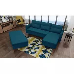 Falco Sedací souprava s taburetem Areon P modrá