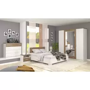 Casarredo Sestava do ložnice MARKOS andersen/april (postel 160, 2x NS, komoda 4S, skříň 4D)