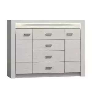 Casarredo Komoda INDIANAPOLIS I-7 jasan bílý