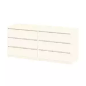 Falco Komoda Simplicity 6s woodgrain bílá