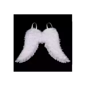 Autronic Andělská křídla z peří bílá AK1908-WH