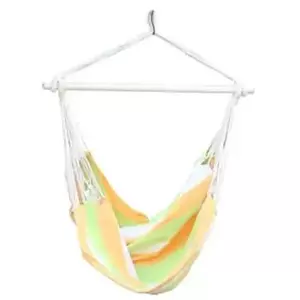 Dimenza Zahradní látková houpačka BRASIL - oranžová s limetkou