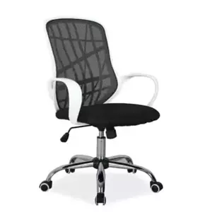 Casarredo Kancelářské křeslo DEXTER černá/bílá