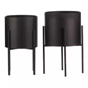 Autronic Set 2 kovových stojanů na květiny FA5006