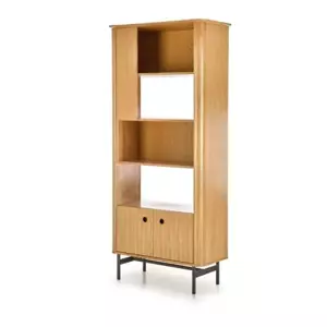 Halmar Regál SMART REG-1, dub/černá