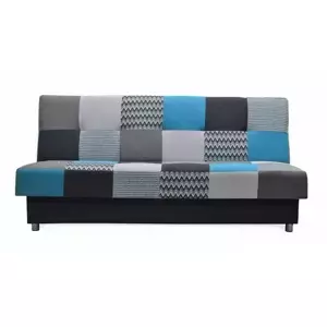 Casarredo Rozkládací pohovka ZIG-ZAG modrá