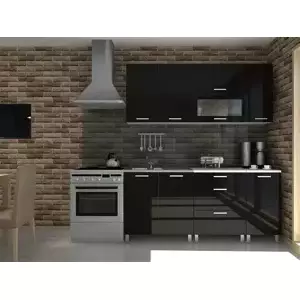 Falco Kuchyňská linka Timothy - černý lesk/KRF