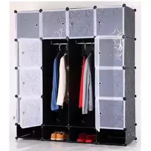 Tempo Kondela Šatní organizér RODAN TYP 2 - černý