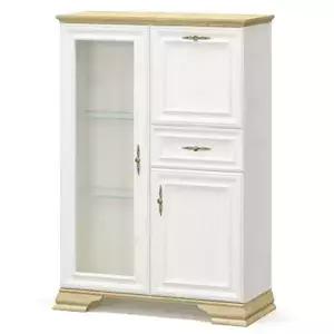 Casarredo Barová skříňka IRIS – borovice andersen/zlatý dub