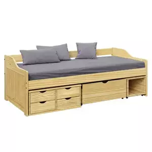 Tempo Kondela Postel s úložným prostorem MAXI NEW 90x200 - borovice přírodní