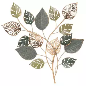 Autronic Listy – kovová nástěnná dekorace FB-1484