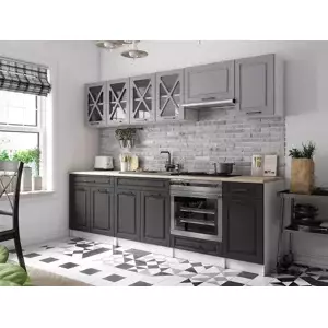 Falco Kuchyňská linka Gréta 260 popel/grafit MAT