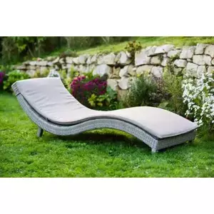 Dimenza Zahradní pohodlné lehátko BARCELONA - šedé