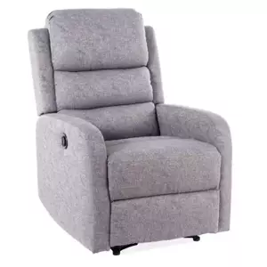 Casarredo Čalouněné křeslo relaxační PEGAZ šedá
