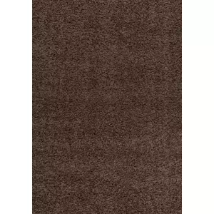 Ayyildiz Kusový koberec Dream Shaggy 4000 – tm. hnědá 60x110 cm