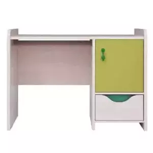 BRW Psací stůl HiHOT BIU1D1S Dub světlý belluno/zelený