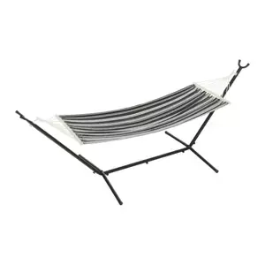 Tempo Kondela Houpací síť Evana NEW - šedá / bílá