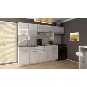 Falco Kuchyňská linka Dolomiti 180/240 bílý lesk
