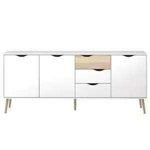 Tempo Kondela Komoda OSLO 75454 - dub sonoma / bílá