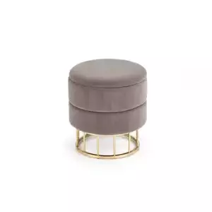 Halmar Taburet MINTY - šedá/zlatá