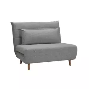 Casarredo Rozkládací pohovka SPIKE VELVET šedá/buk