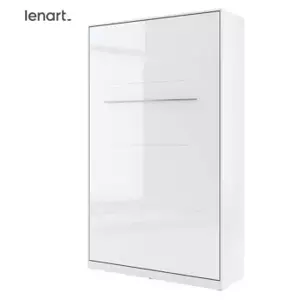 Casarredo Výklopná postel 120 CONCEPT PRO CP-02P bílá lesk/bílá mat