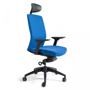 Office Pro Kancelářská židle J2 SP černý plast - tmavě modrá 211