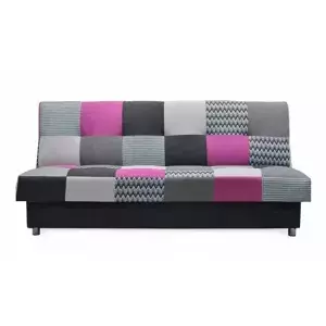 Casarredo Rozkládací pohovka ZIG-ZAG fialová