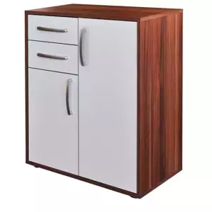 Idea Prádelník 61504 ořech/bílá