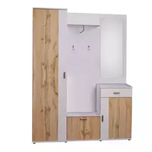 Tempo Kondela Předsíň AMALIA - bílá / dub Wotan