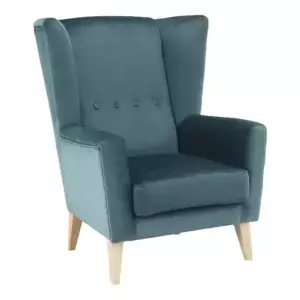 Tempo Kondela Křeslo-ušák Rodeza - mentolová / buk