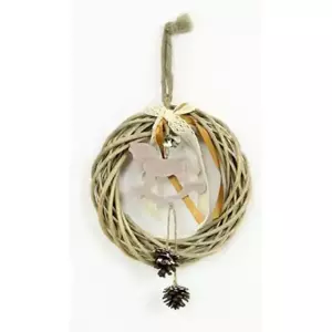 Autronic Proutěný věnec KLA165 přírodní