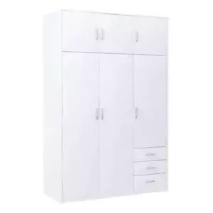 Casarredo Šatní skříň VIKA 6D3SZ bílá