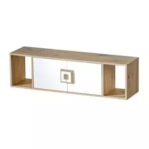 Casarredo Závěsná police NIKO 12 dub jasný/bílá