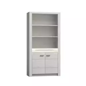 Tempo Kondela Vitrína INFINITY 05 jasan bílý